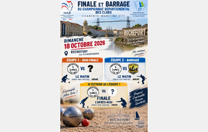 CDC 2026 Demie Finale / Finale / Barrage