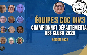 CHAMPIONNAT DES CLUB TC 2026 - EQUIPE3