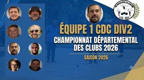 CHAMPIONNAT DES CLUB TC 2026 - EQUIPE1