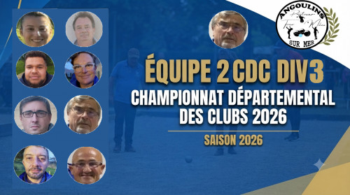 CHAMPIONNAT DES CLUB TC 2026 - EQUIPE2