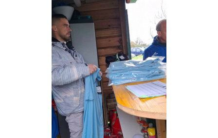 Notre Vice Président, en séance d'essaie pour les nouvelles tenues !!!