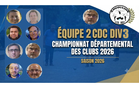 Championnat Départemental des Clubs Equipe 2